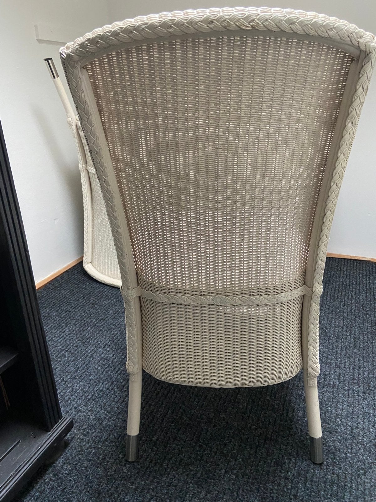 Lloyd Loom stoelen, Huis en Inrichting, Ophalen, Gebruikt, Wit, Riet of Rotan