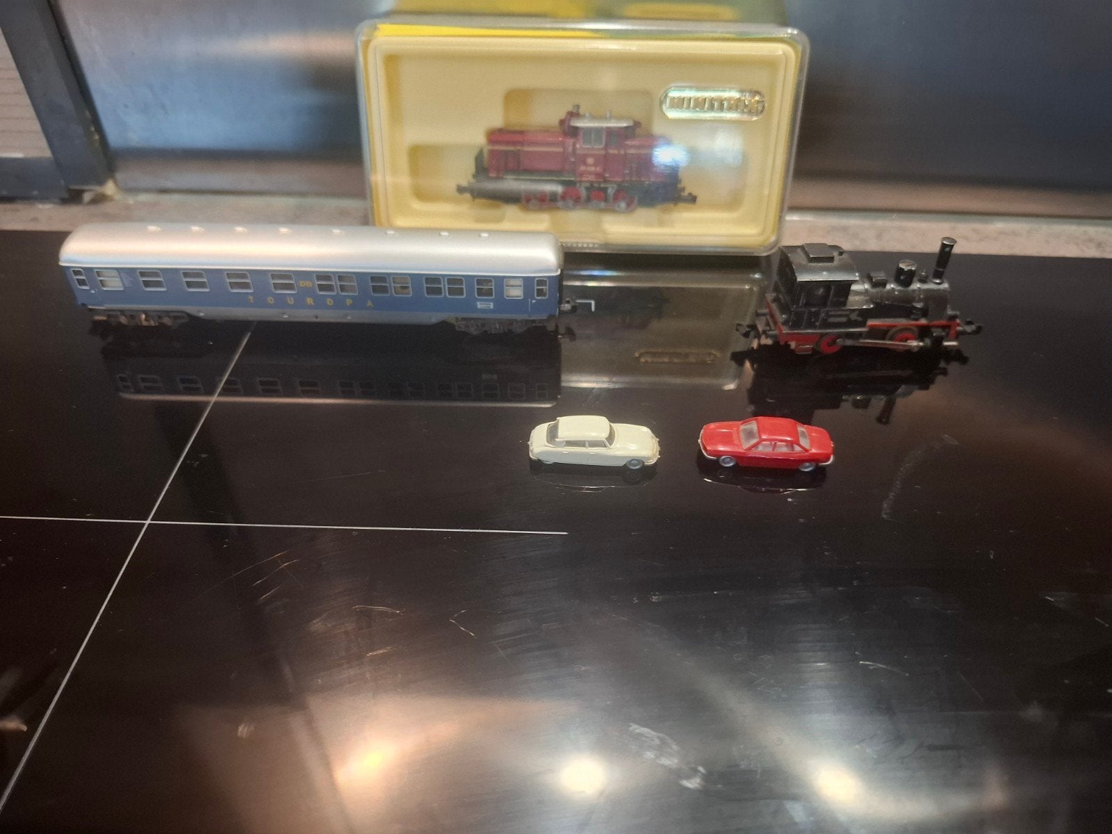 Minitrix Locomotieven, Wagon en Auto's - Gebruikt, Gelijkstroom, Trix, Ophalen of Verzenden, Gebruikt