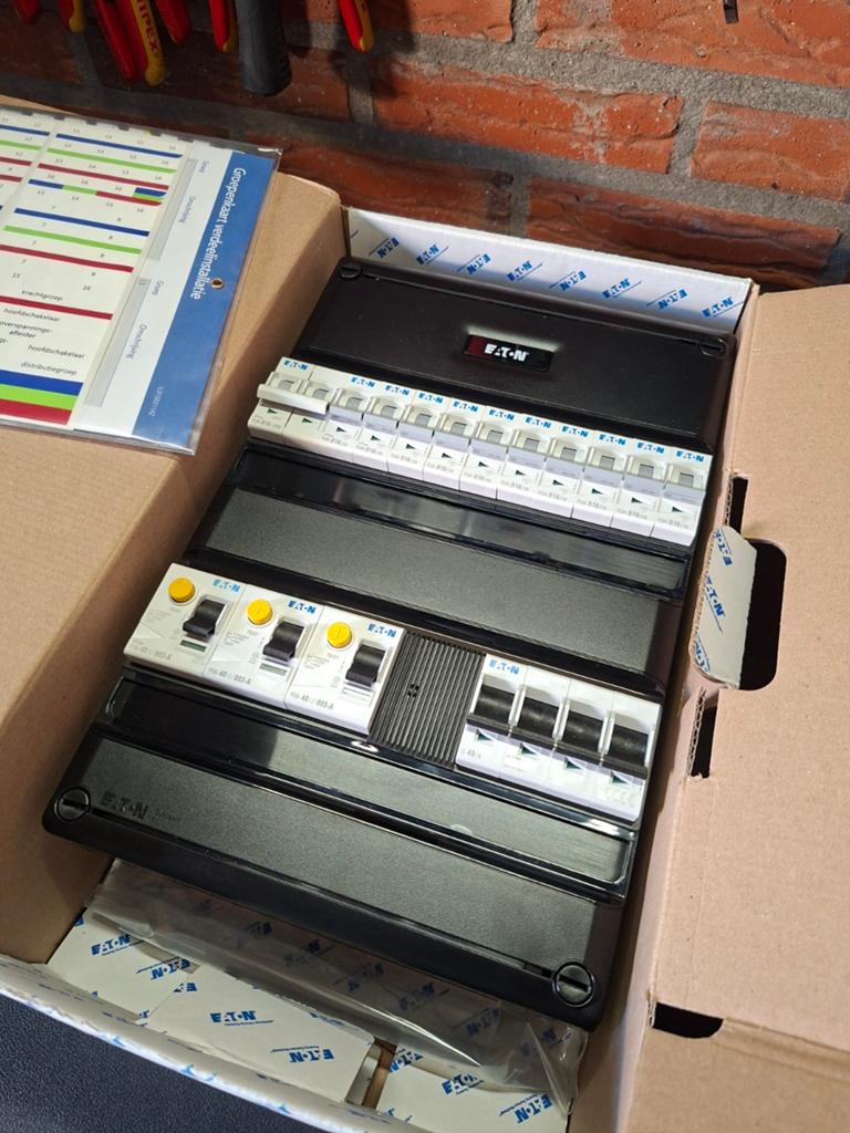 Eaton groepenkast 10groepen + kookgroep, Doe-het-zelf en Verbouw, Elektra en Kabels, Ophalen of Verzenden, Nieuw, Overige typen