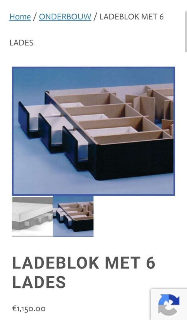 Ladeblok met 6 laden - Handige opbergoplossing, Ophalen, Gebruikt, 5 laden of meer, Modern, Functioneel