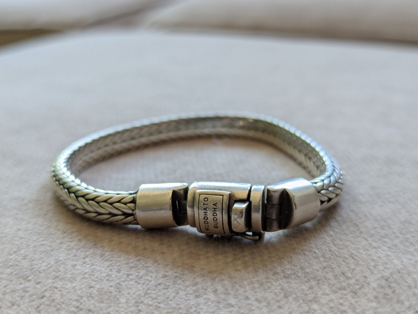Buddha to Buddha armband 925 zilver, Sieraden, Tassen en Uiterlijk, Armbanden, Ophalen of Verzenden