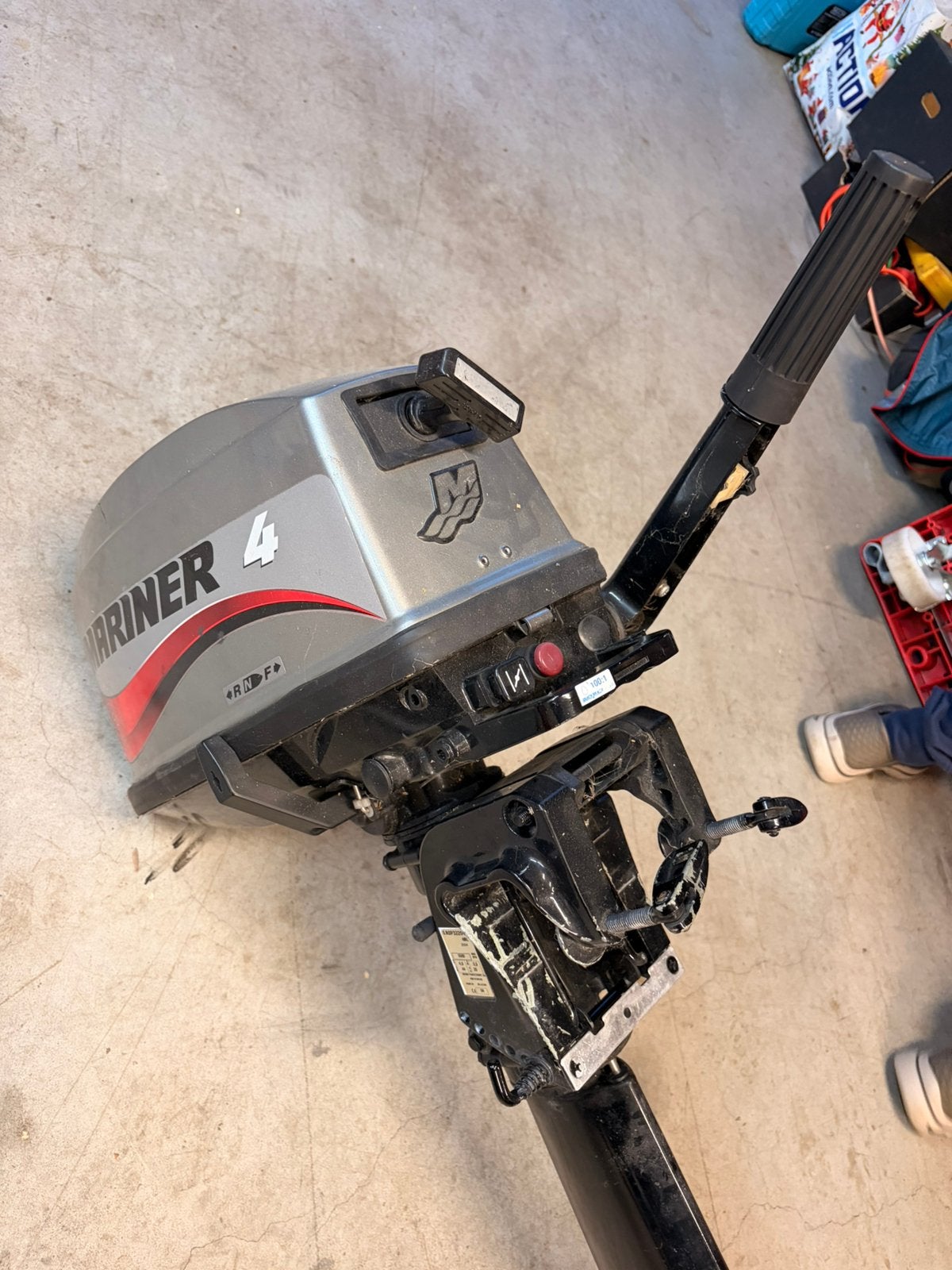 Mariner 4 pk langstaart bootmotor 2-takt, Ophalen, Gebruikt, Minder dan 5 pk, Buitenboordmotor
