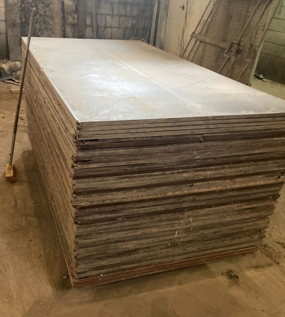 Betonplexplaten 18 mm, Doe-het-zelf en Verbouw, Platen en Panelen, Ophalen, Gebruikt, Betonplex, Minder dan 20 mm