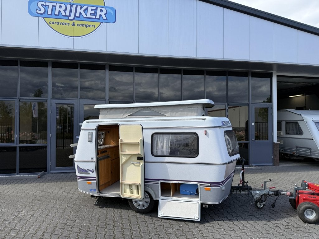 Eriba Puck L Touring Langslaper bed 170x 210CM Leeg 750KG, Standaardzit, Tot en met 2, Bedrijf, Schokbreker