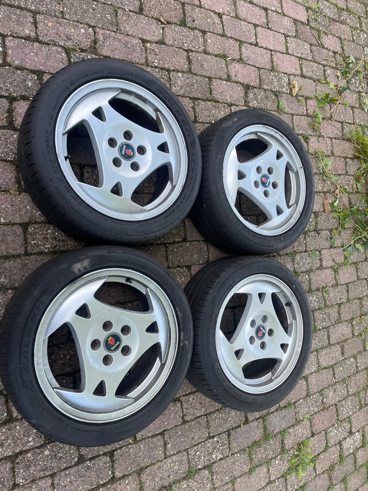 Saab 9-5 Aero velgen 17 inch, Ophalen, Velg(en), 17 inch, Zomerbanden