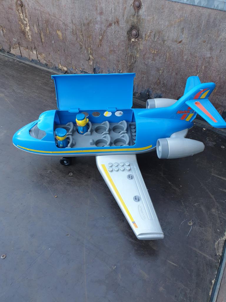 Playmobil Vliegtuig met Piloten - Blauw Speelgoed, Ophalen, Gebruikt