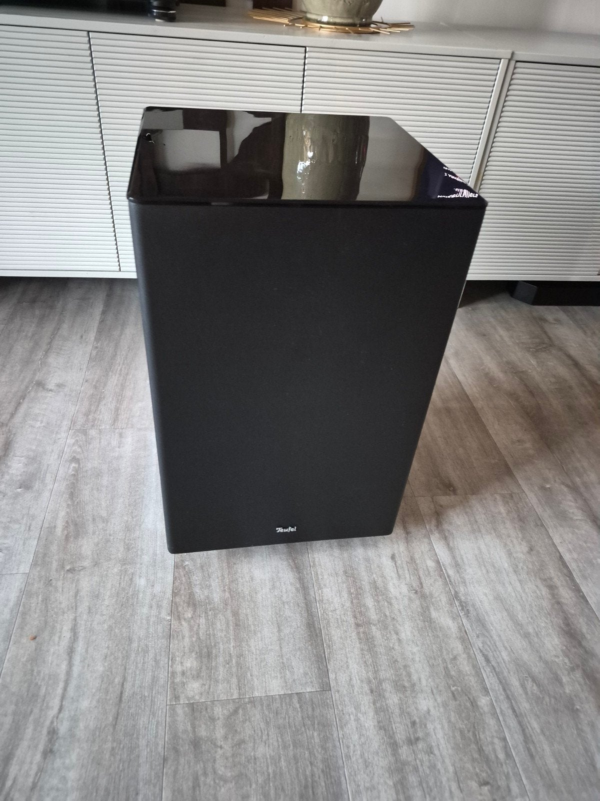 Teufel actieve subwoofer, Audio, Tv en Foto, Luidsprekers, Zo goed als nieuw, Geschikt voor surround/home cinema, Ophalen, Overige merken