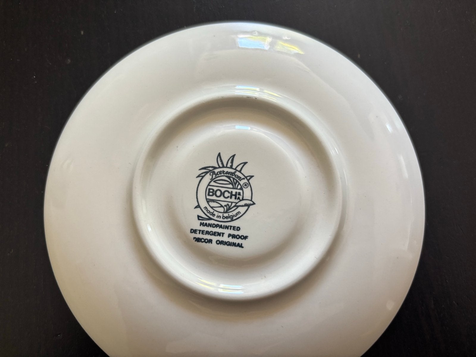 Boerenbont koffiekopjes met schotels (5 stuks), Ophalen of Verzenden