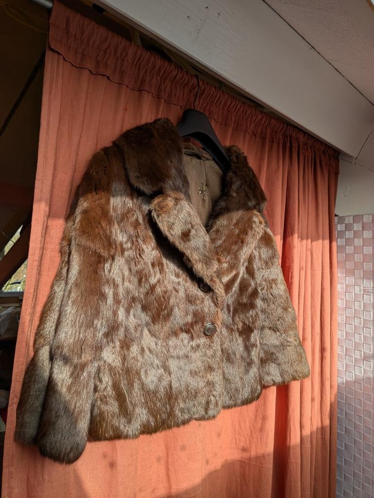 Vintage bontmantel, Kleding | Dames, Jassen | Winter, Ophalen of Verzenden