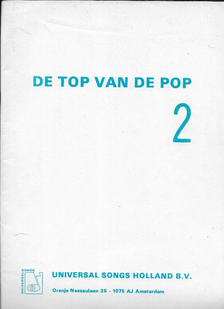 Bo524 bladmuziek de top van de pop deel 2, Gebruikt, Ophalen of Verzenden, Artiest of Componist, Piano