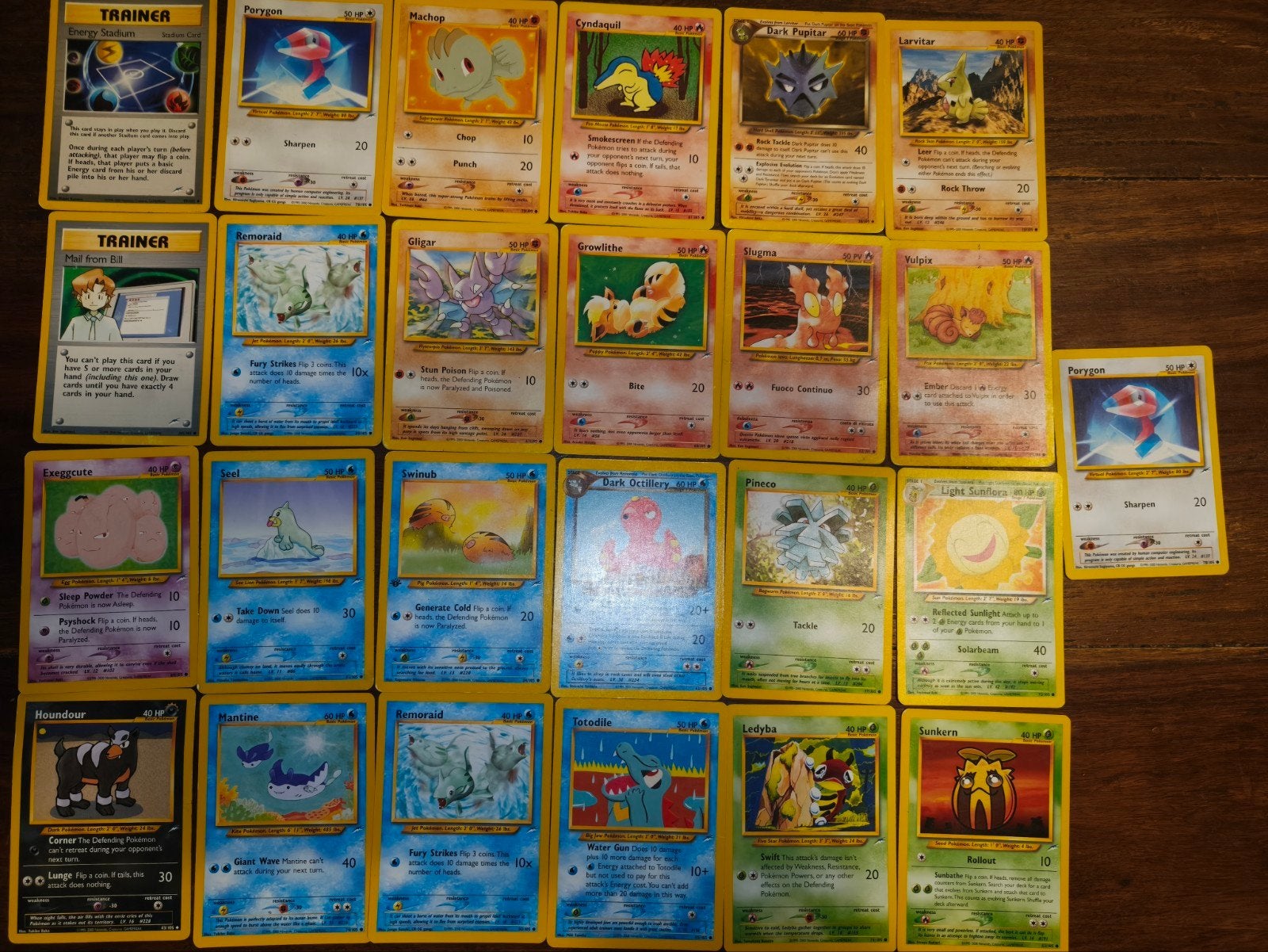 Pokémon Neo Destiny 25 Kaarten, Ophalen of Verzenden, Zo goed als nieuw, Meerdere kaarten