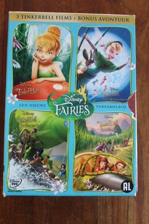 Disney Fairies: Tinkerbell Verzamelbox (4 DVD's Compleet!), Gebruikt, Animatie, Alle leeftijden, Nederlands