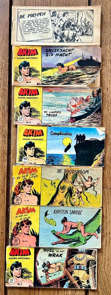 Stripboeken Akim nieuwe Avonturen, Boeken, Strips | Comics, Zo goed als nieuw, Meerdere comics, Europa, Ophalen