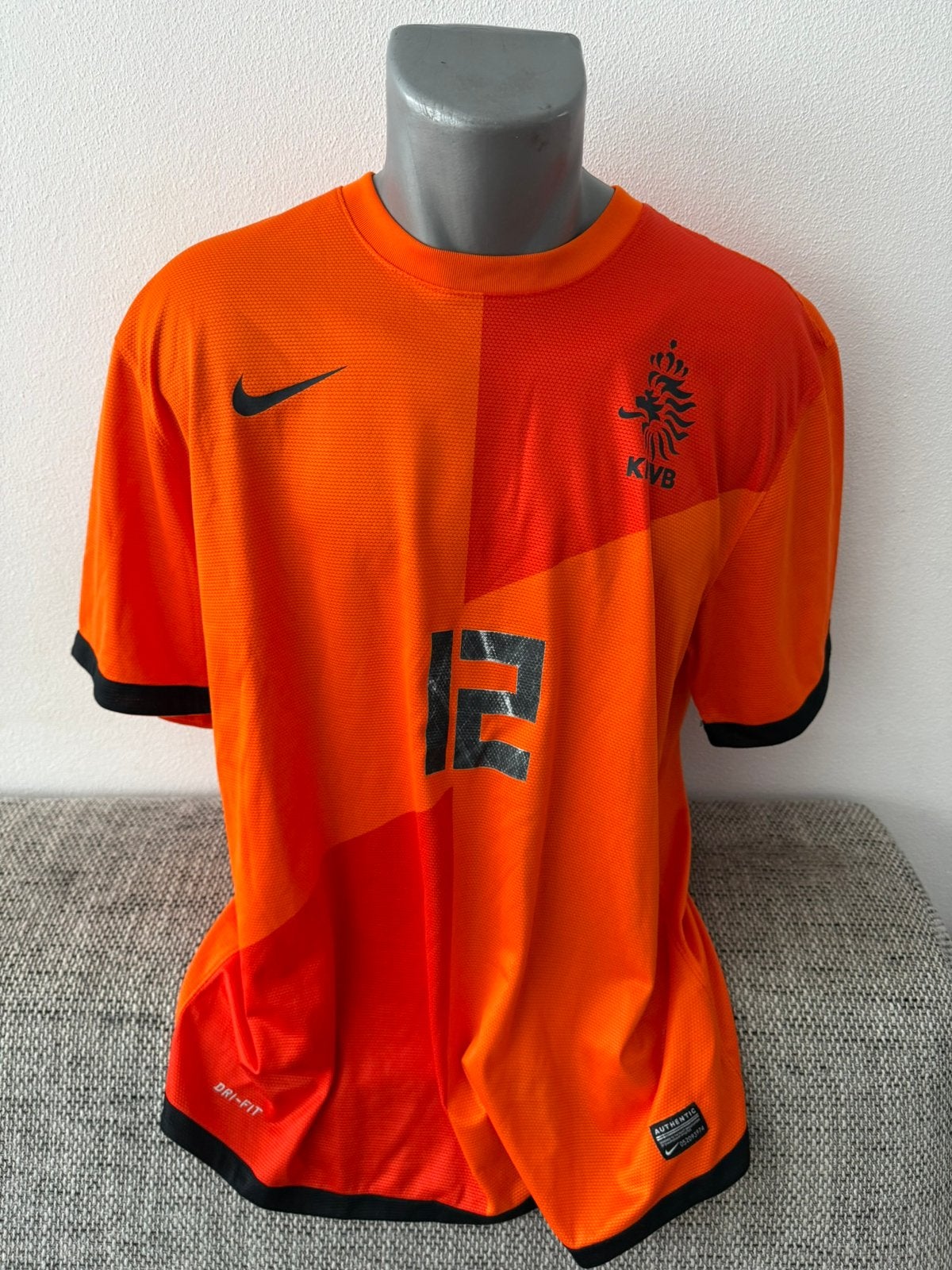 Vintage Nederlands Elftal voetbalshirt 2012  - Holland nr12, Ophalen of Verzenden, Gebruikt, Overige binnenlandse clubs, Shirt