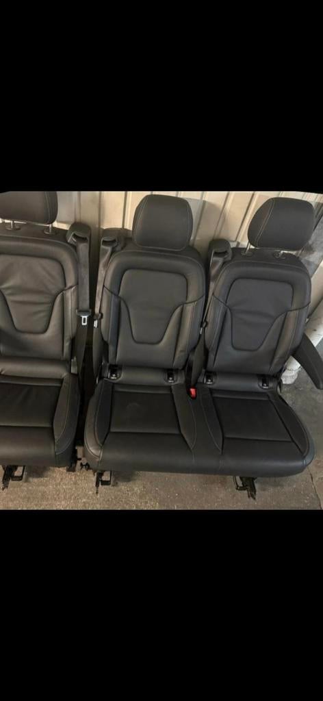 Stoelen lederen zwart lugano mercedes class v 250 300 447, Ophalen of Verzenden