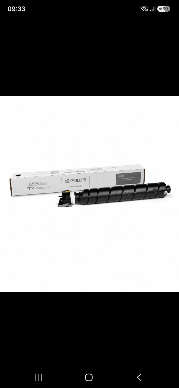 3 keer Kyocera TK-6330 Toner Kit Zwart - Nieuw in doos, Computers en Software, Printerbenodigdheden, Ophalen of Verzenden, Nieuw