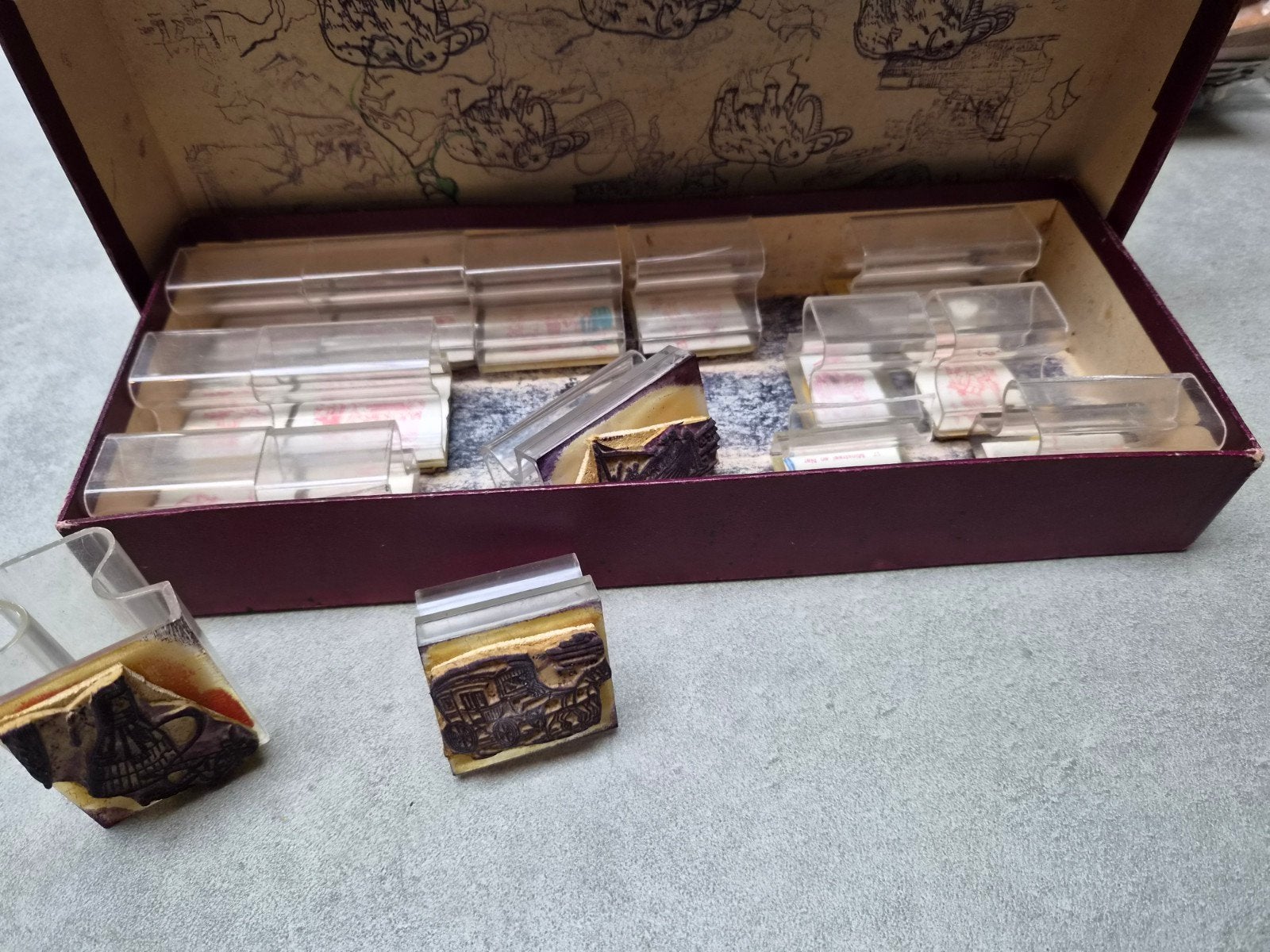 Set Illustratie stempels voor Vaderlandsche Geschiedenis 16x, Verzenden