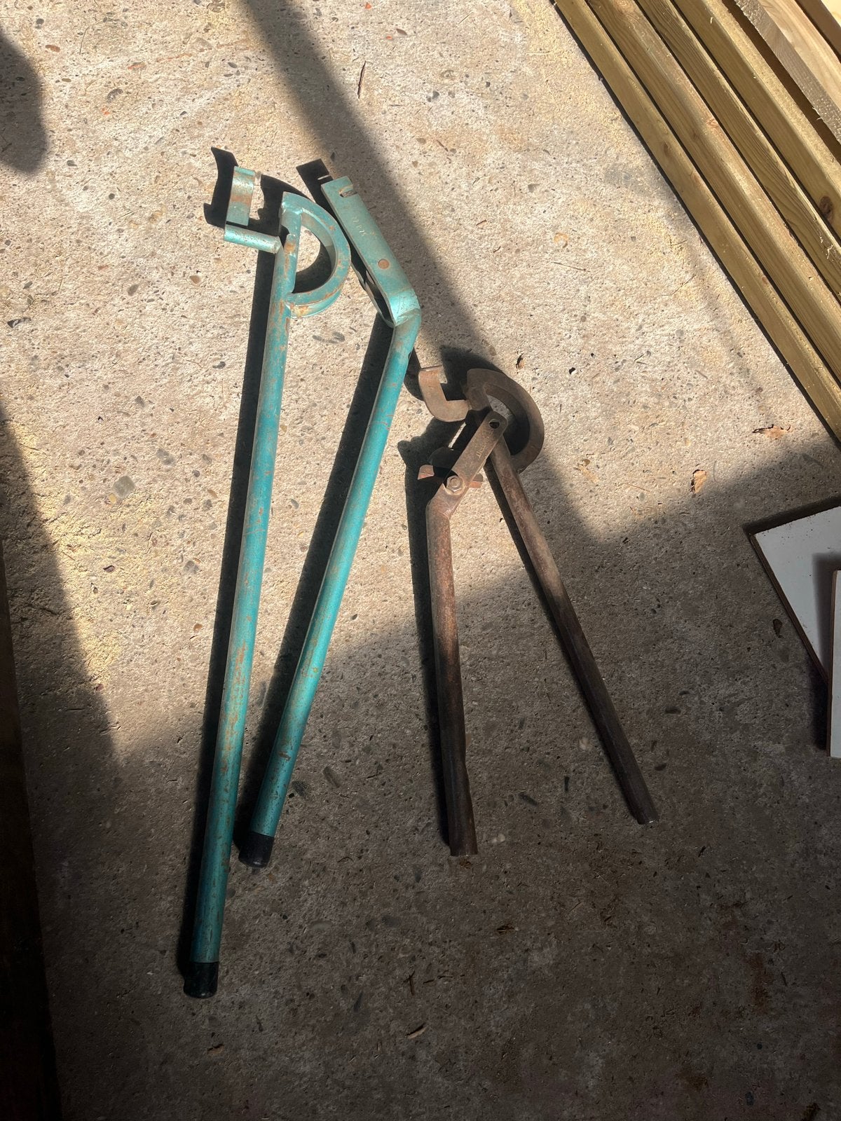 Buigijzers voor 15 en 22mm buis, Doe-het-zelf en Verbouw, Gereedschap | Handgereedschap, Ophalen, Gebruikt, Overige typen