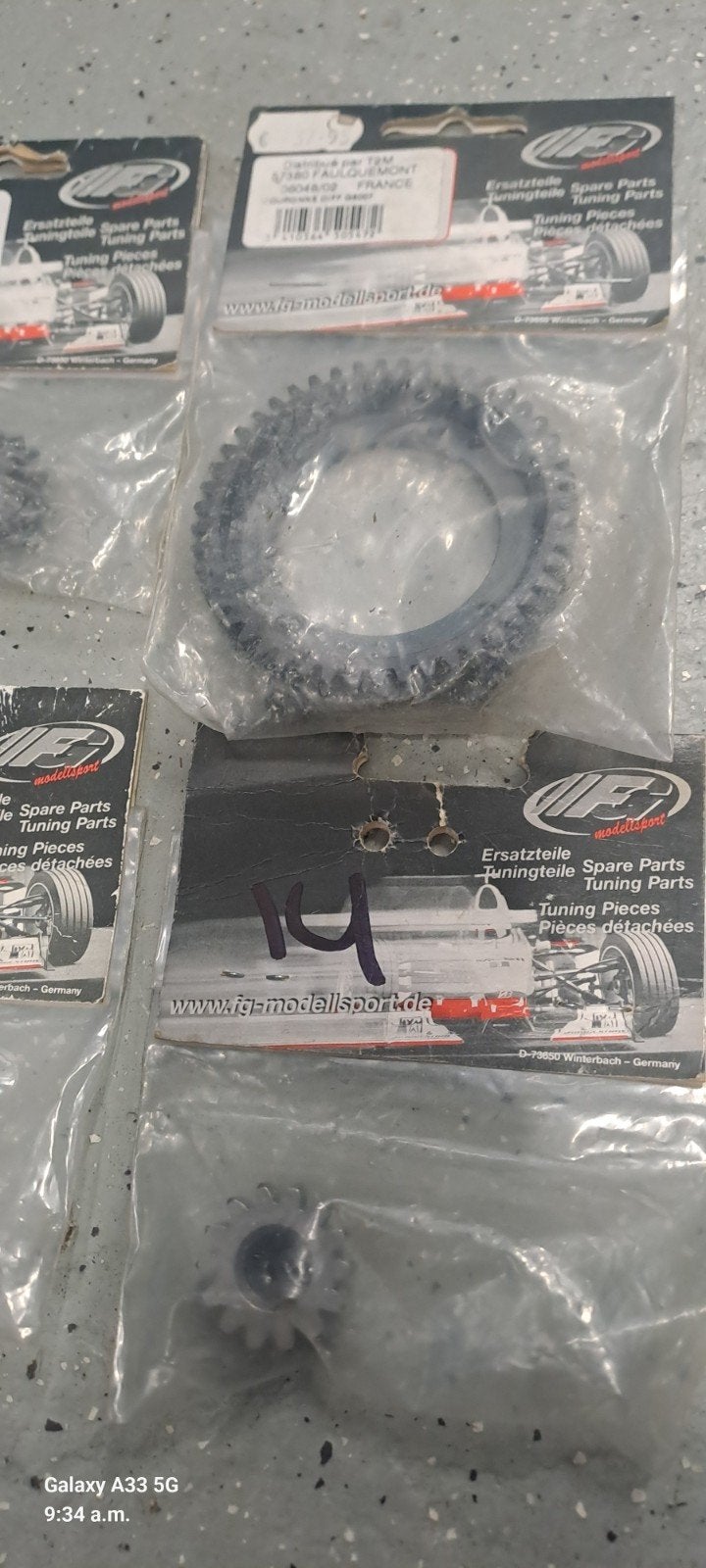 nieuwe fg tandwielen staal  ook voor dif er bij zie foto s, Ophalen of Verzenden, Nieuw, Auto