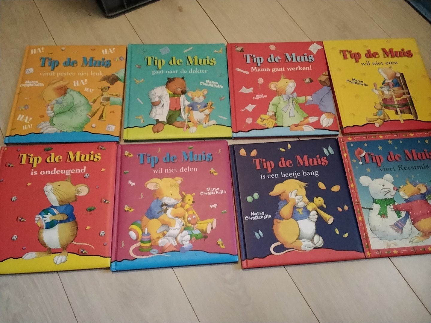 Marco campanella tip de muis € 2 per stuk zie omschrijving, Boeken, Ophalen of Verzenden, Zo goed als nieuw, Fictie algemeen