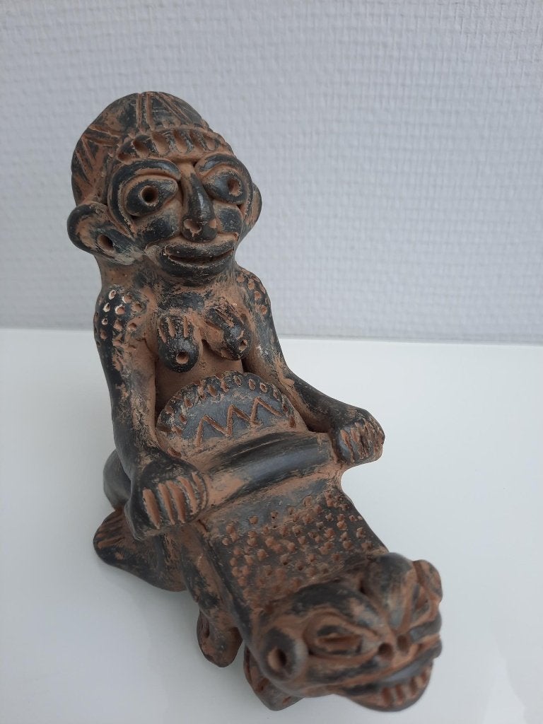 Afrikaanse vruchtbaarheids beeldje, Ophalen of Verzenden, Zo goed als nieuw, Religie
