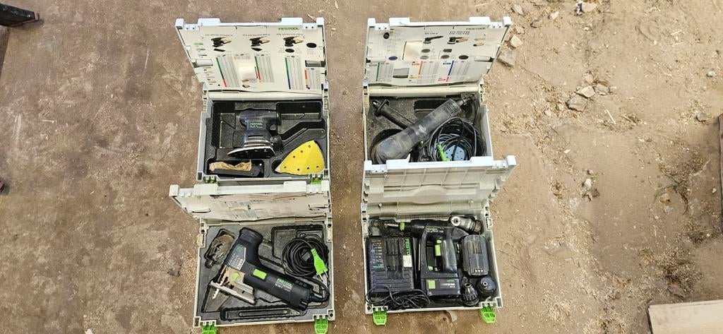 Festool deco, schuur en accu schroever, Doe-het-zelf en Verbouw, Gereedschap | Handgereedschap, Ophalen of Verzenden, Gebruikt