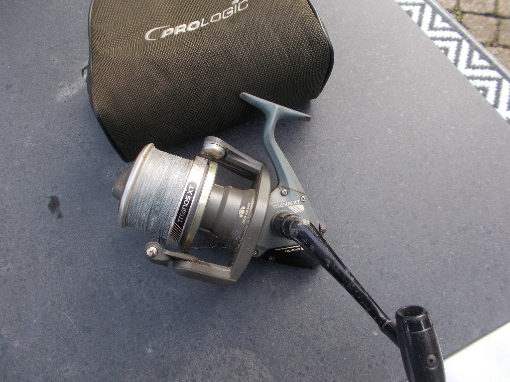 SHIMANO TITANOS XT 10000 made in Japan,, Ophalen of Verzenden, Gebruikt, Molen