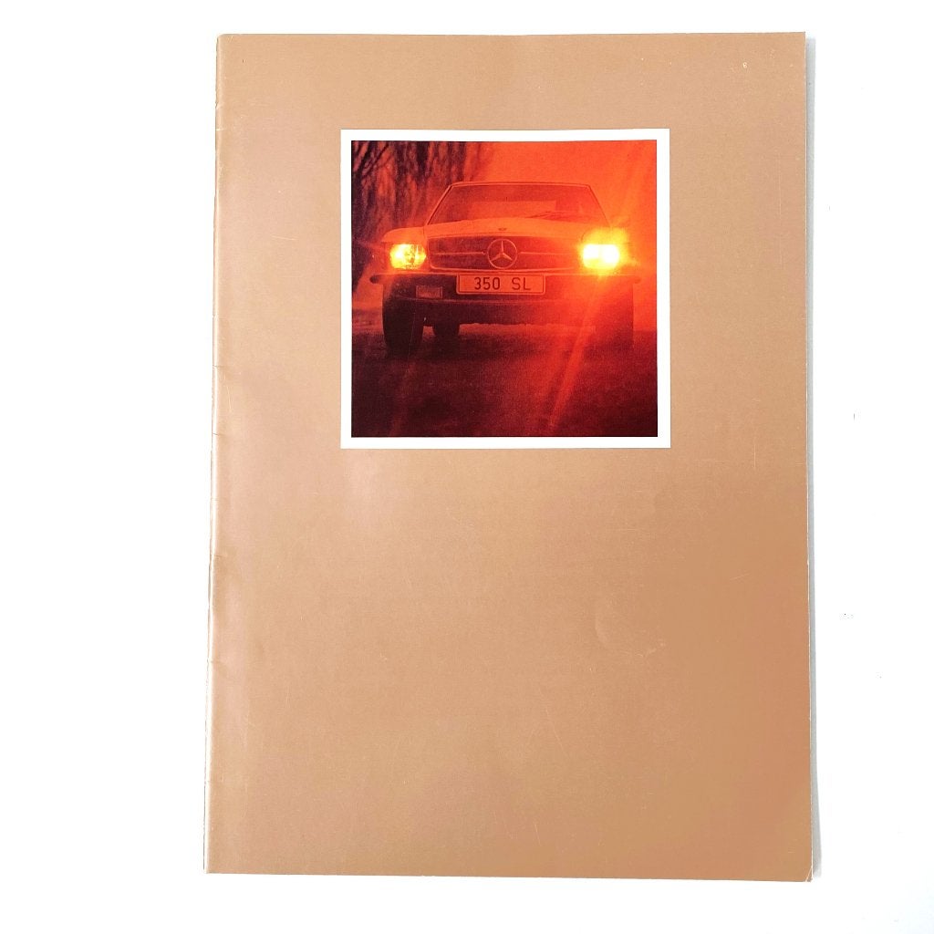 Mercedes-Benz 350 SL (R107)– 1971 brochure, Boeken, Verzenden, Zo goed als nieuw, Mercedes
