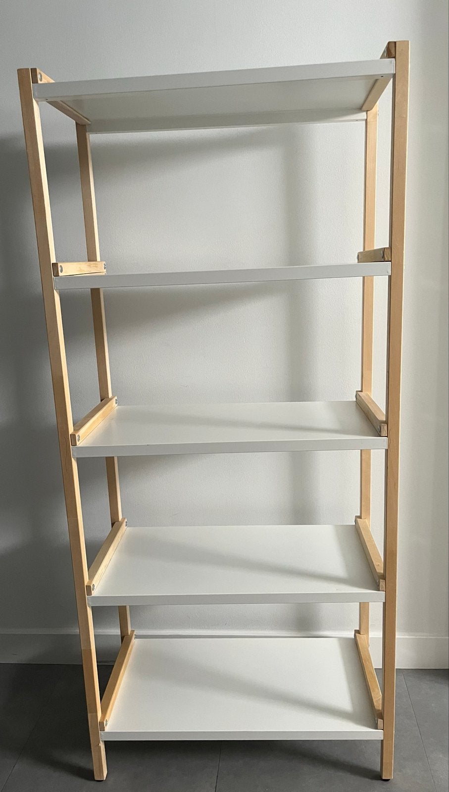 Stellingkast Woody stijl -69x152x35 cm, Ophalen of Verzenden, Gebruikt