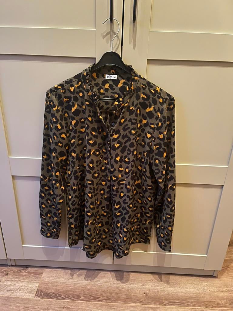 Blouse met print, Ophalen of Verzenden, Zo goed als nieuw, Maat 38/40 (M), Groen