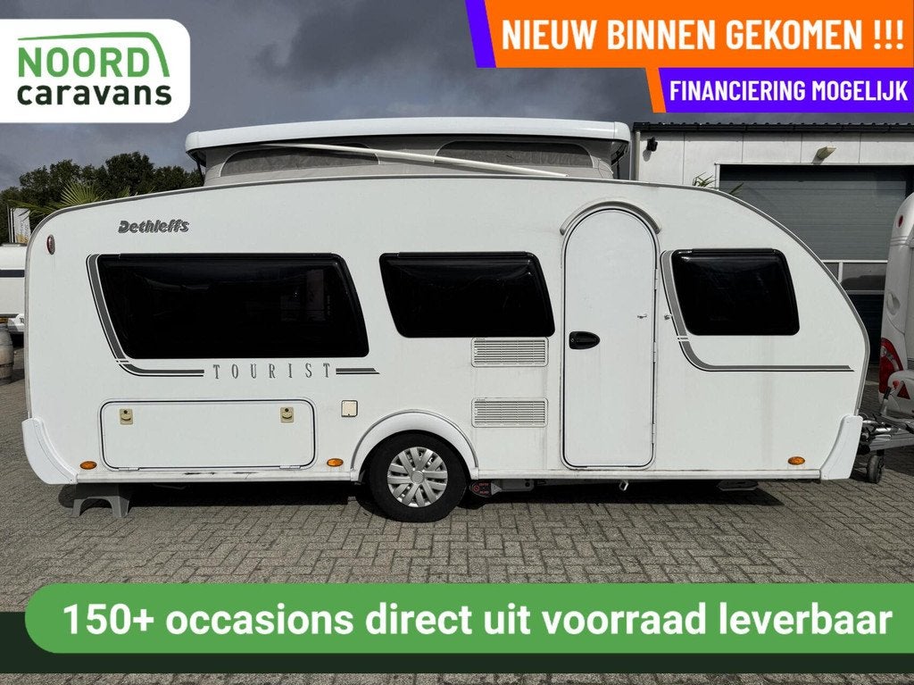 Dethleffs Tourist 460 MOVER + ENKELE BEDDEN + LEVEL SYSTEEM, Bedrijf, Tot en met 4, 1000 - 1250 kg, Dethleffs