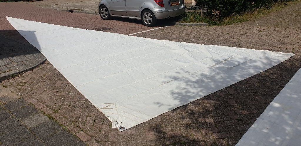 fok met leuvers ongeveer 25 m2, Ophalen, 6 meter of meer, Gebruikt, 15 tot 30 m²
