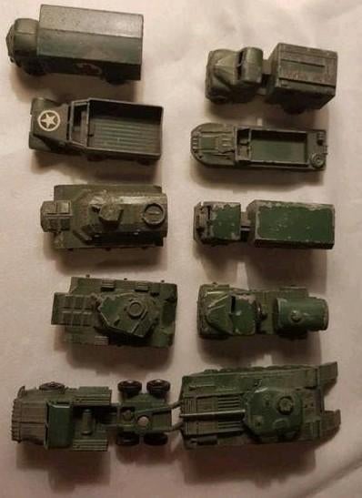 Lesney Legervoertuigen Jaren '50/'60 - Vintage  set 2, Ophalen of Verzenden