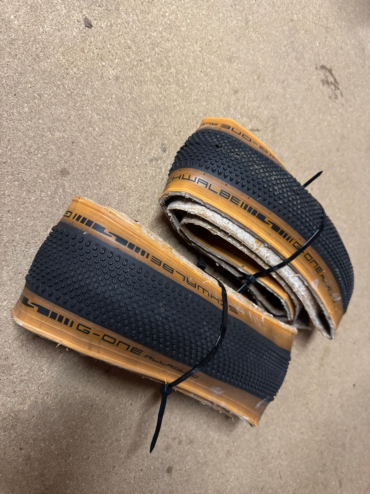Schwalbe G-One Allround 40mm gravelbanden - in prima staat, Ophalen, Gebruikt, Band, Gravelbike