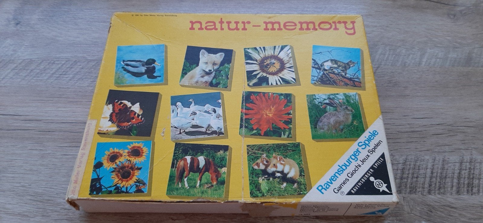 Ravensburger memory natuur spel, vintage, Ophalen of Verzenden