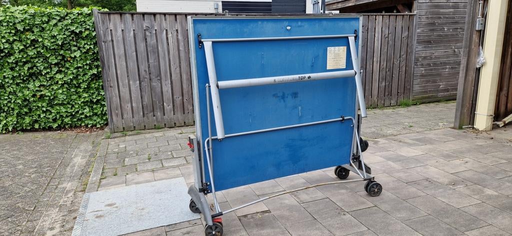 Kettler Top Tafeltennistafel - Inklapbaar en Verrijdbaar, Ophalen, Gebruikt, Tafel Outdoor, Verrijdbaar