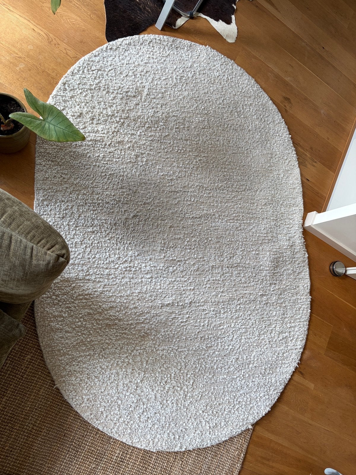 Vloerkleed Calgary Off-White, Ophalen, 150 tot 200 cm, 200 cm of meer, Zo goed als nieuw