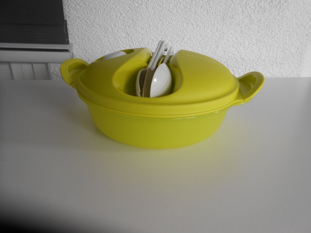 Tupperware Warm op weg 1,5L Lime/Wit NIEUW, Overige typen, Nieuw, Ophalen of Verzenden, Met deksel