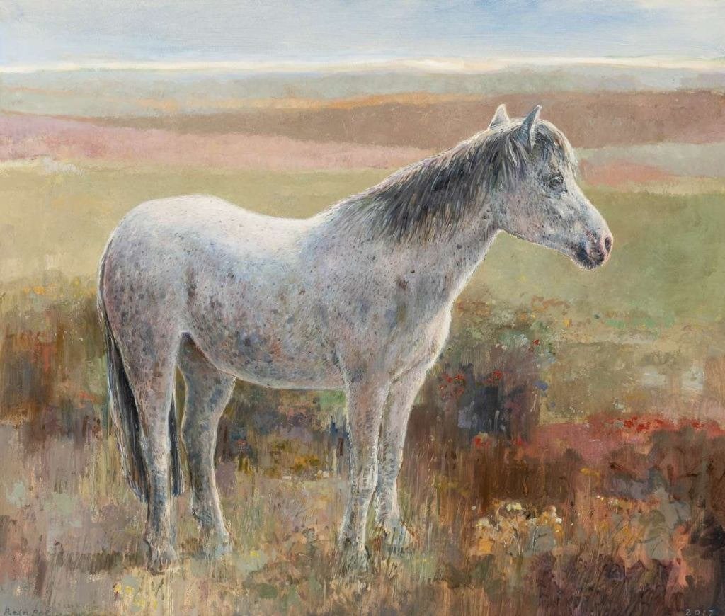 Te koop origineel schilderij Rein Pol (1949), Antiek en Kunst, Kunst | Schilderijen | Klassiek, Ophalen, Paneel, Realistisch, Dieren