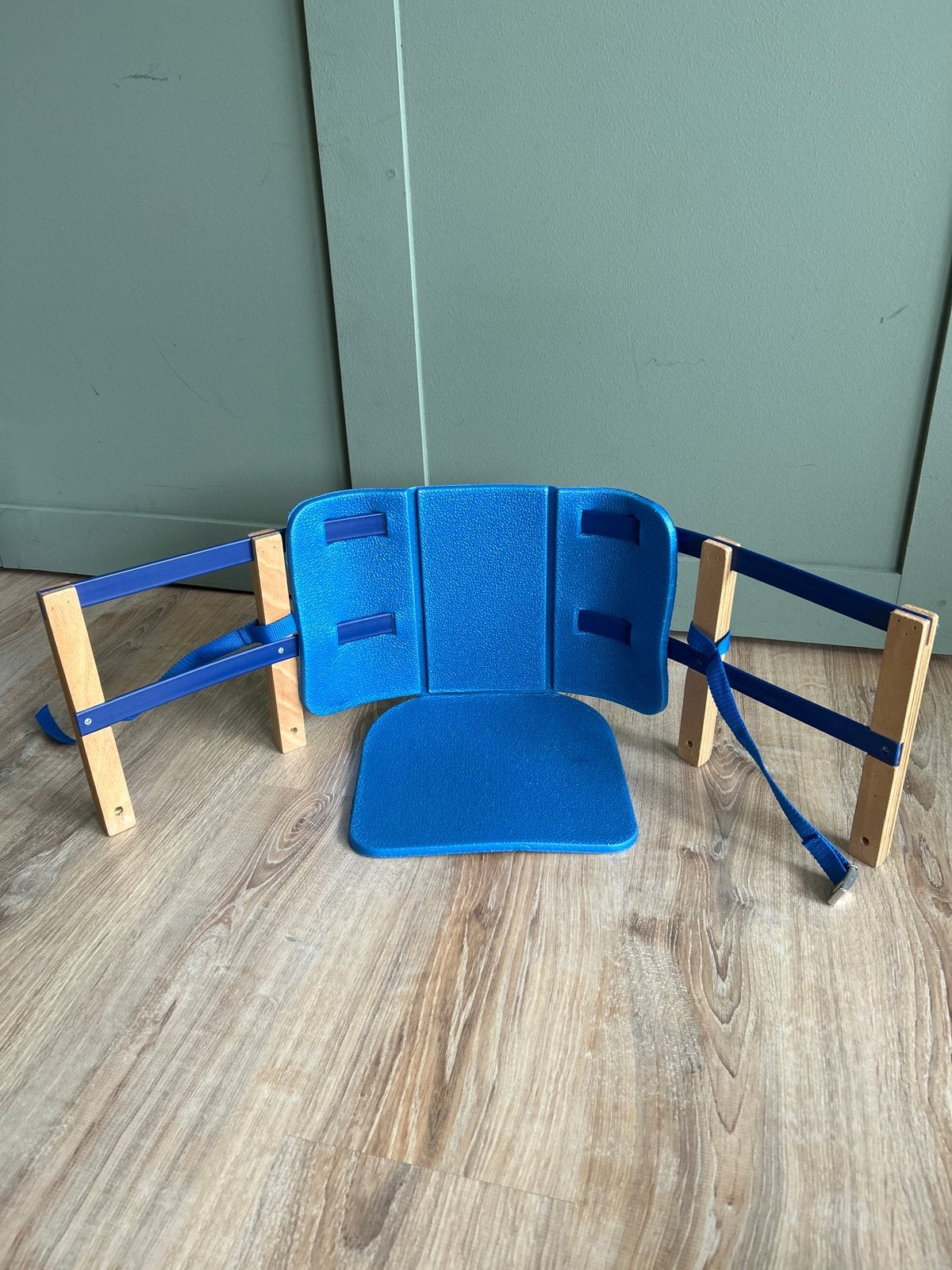 Baby/peuter Rugsteun voor slee hout, Ophalen of Verzenden, Zo goed als nieuw