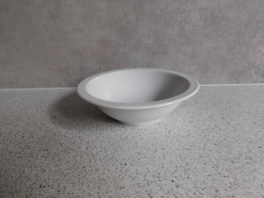 Arzberg Ribbel Cannelee Wit Schaal - 13x4 cm, Huis en Inrichting, Arzberg, Ophalen of Verzenden, Modern, Porselein