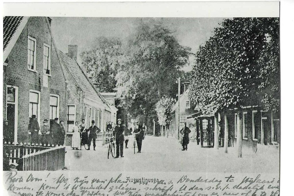 augustinusga  achtkarspelen  friesland  café, Verzenden, 1980 tot heden, Foto, Zo goed als nieuw