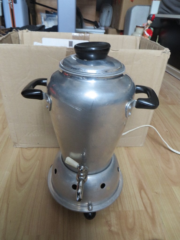 OUDE ITALIAANSE KOFFIE ZETTER ALLUMINIUM, Witgoed en Apparatuur, Koffiezetapparaten, Gebruikt, Koffiemachine, Gemalen koffie, Ophalen of Verzenden