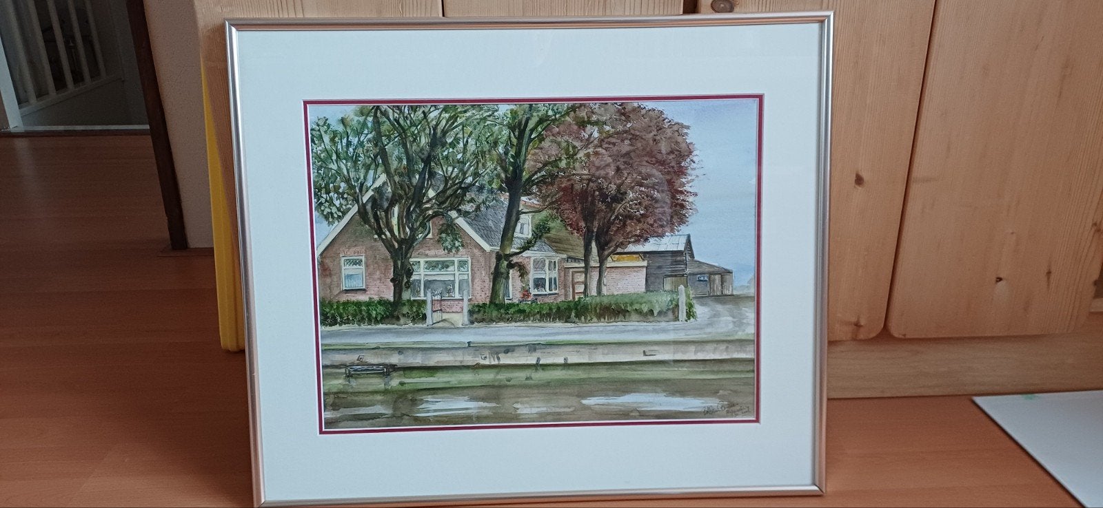 aquarel 50 x 60cm, Antiek en Kunst, Ophalen