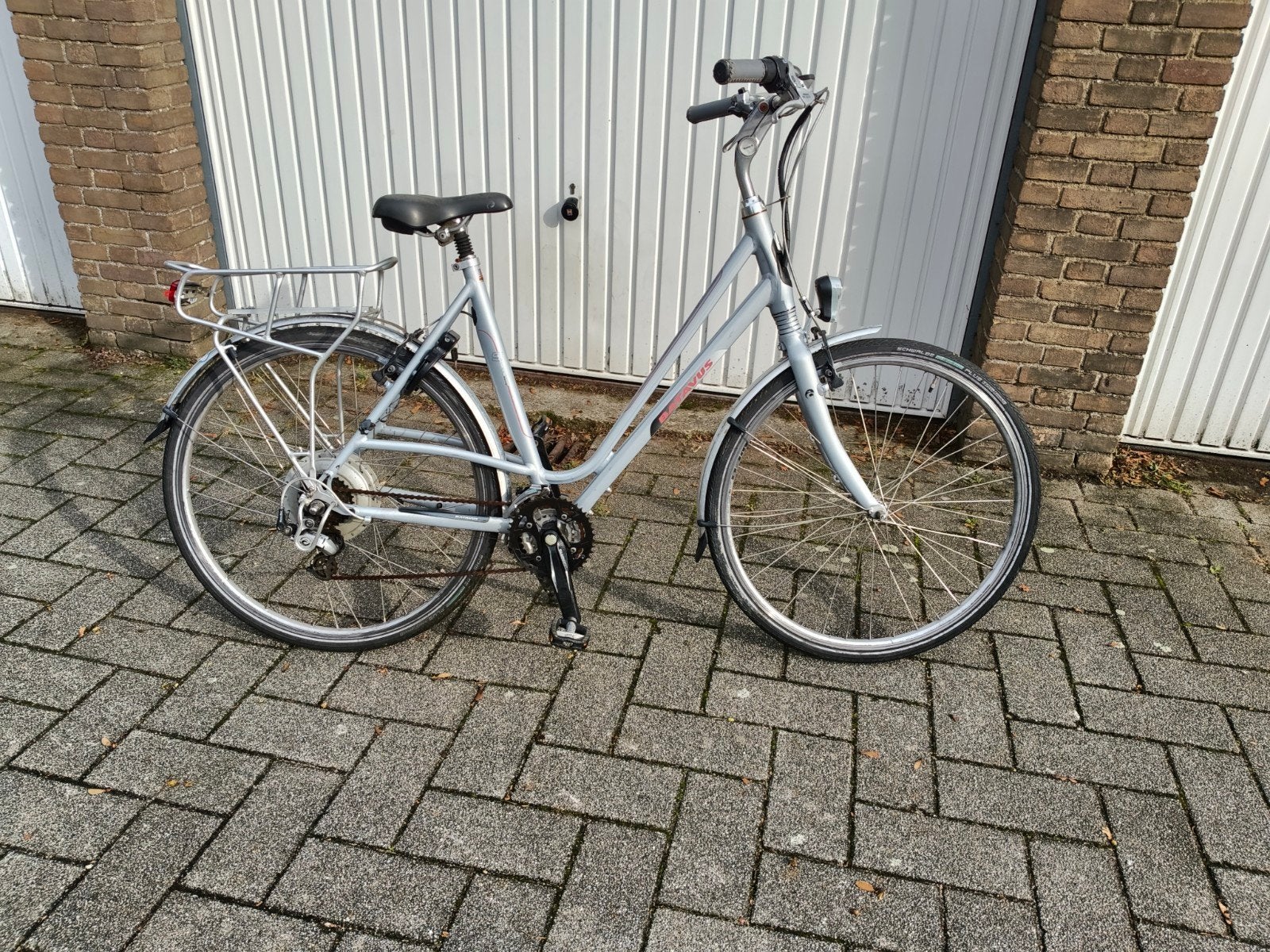 Batavus Sirocco damesfiets 28 inch.versnellingen.verlichting, Velgrem, Versnellingen, Batavus, Ophalen of Verzenden