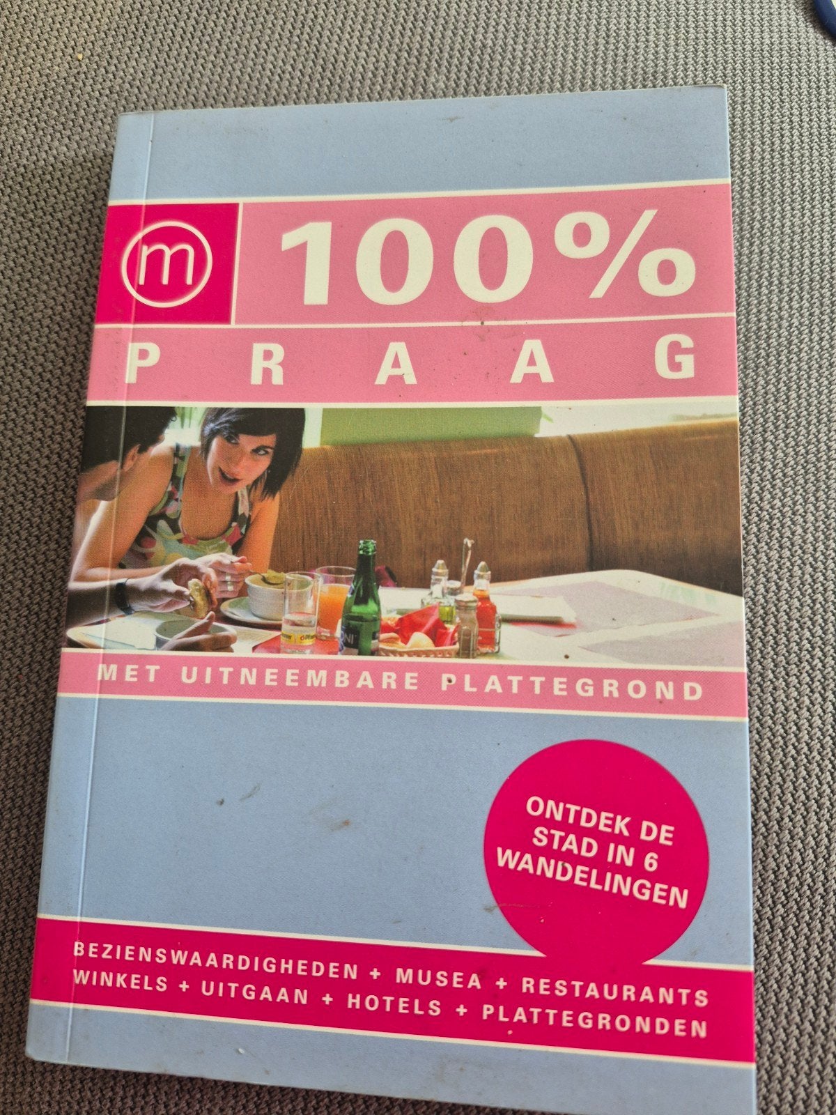100% Praag Reisgids met uitneembare plattegrond, Boeken, Overige merken, Europa, Ophalen of Verzenden, Zo goed als nieuw