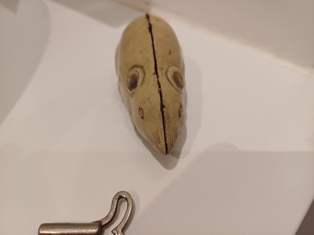 opwind muis antiek blik made in Japan, Antiek en Kunst, Antiek | Speelgoed, Ophalen of Verzenden