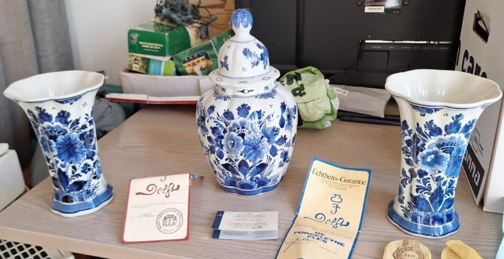 Kaststel Delfts Blauw, Antiek en Kunst, Antiek | Keramiek en Aardewerk, Ophalen