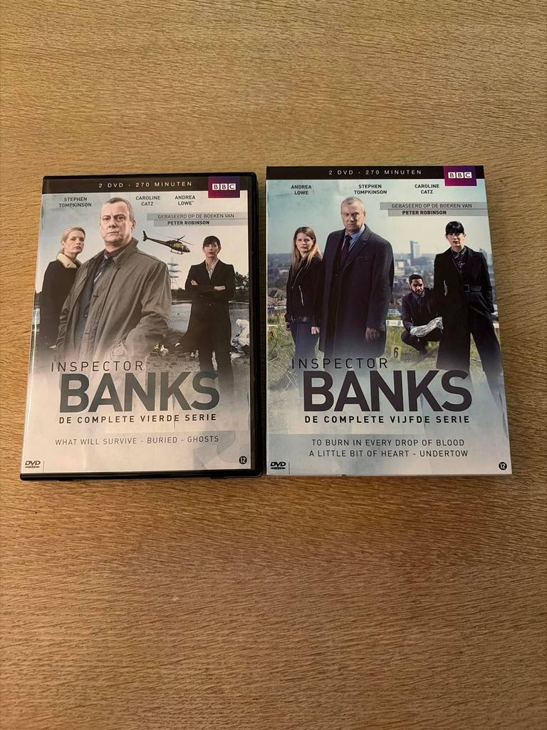 Inspector Banks DVD Boxsets - Seizoen 4, 5 en DCI Banks, Boxset, Ophalen of Verzenden, Zo goed als nieuw, Vanaf 12 jaar