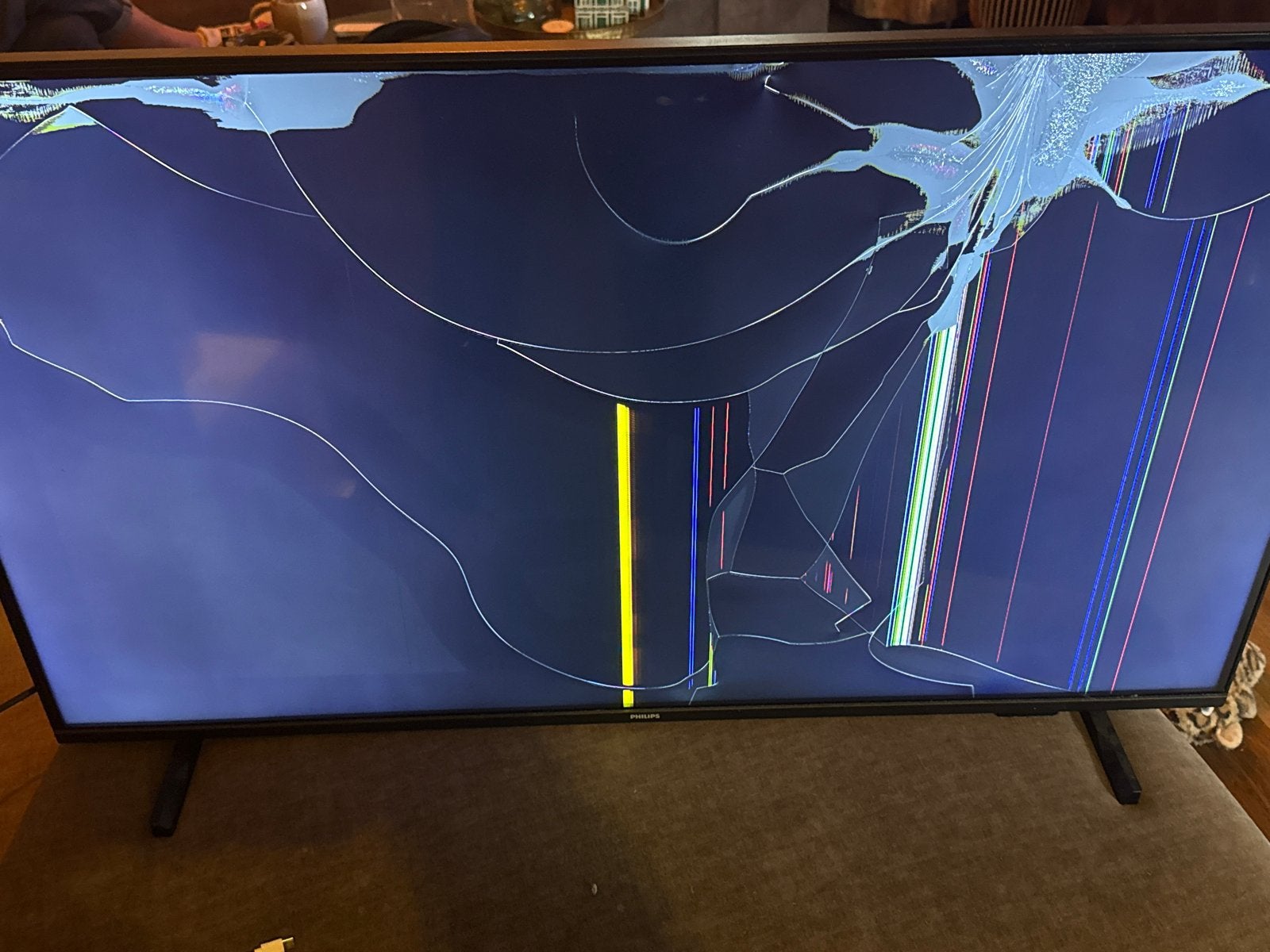 Defecte Philips 43 inch Smart TV met Ambilight, Philips, Ophalen of Verzenden, Smart TV, 100 cm of meer